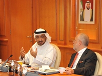 Ahmed Butti Discusses Boosting Bilateral Cooperation with Brazilian Trade Delegation