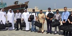Dubai Customs distributes 500 first aid kits to Deira wharf sailors and laborers