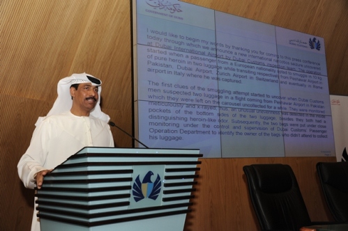 10 kg heroin discovered at Dubai Airport, passenger arrested in Rome Airport 