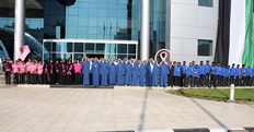 Dubai Customs organizes an assembly in support of breast cancer