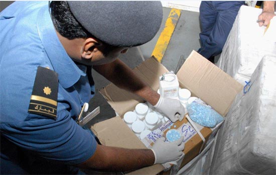 Dubai Customs inspectors foil “Flower Pollen” operation